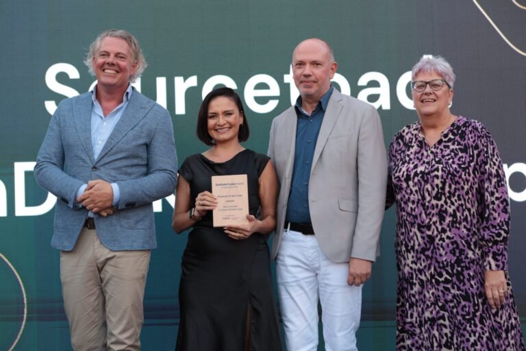 Accepting the Seatrade Product of the Year Award